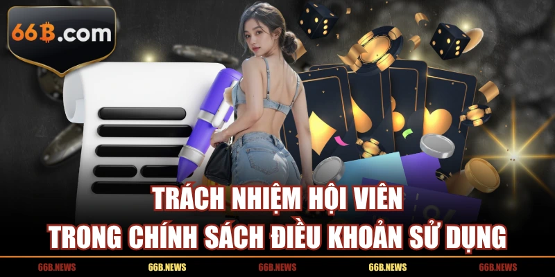 Trách nhiệm hội viên trong chính sách điều khoản sử dụng